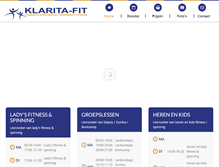 Tablet Screenshot of klarita-fit.nl